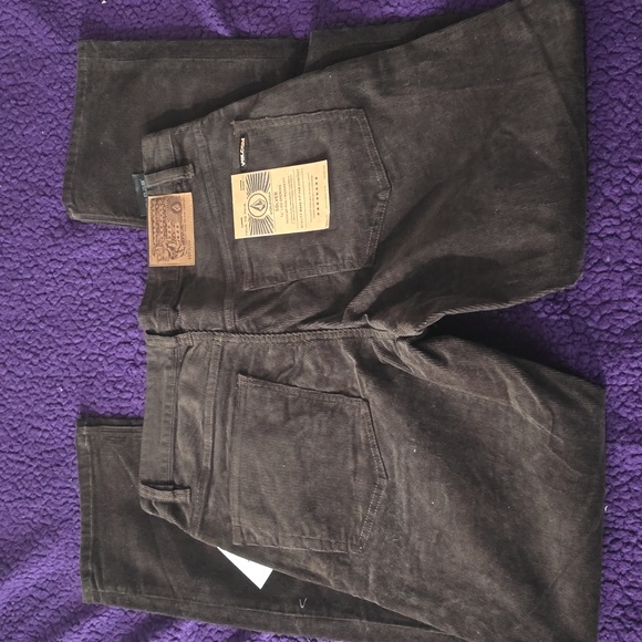 Volcom Dark Brown Corduroy Pants - Picture 2 of 5